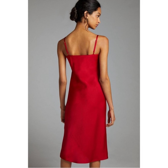 Hutch Elegant Red Midi Dress - Picture 3 of 3
